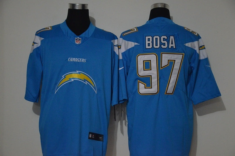 Los Angeles Chargers #97 Joey Bosa Football Jersey football jersey product view 1