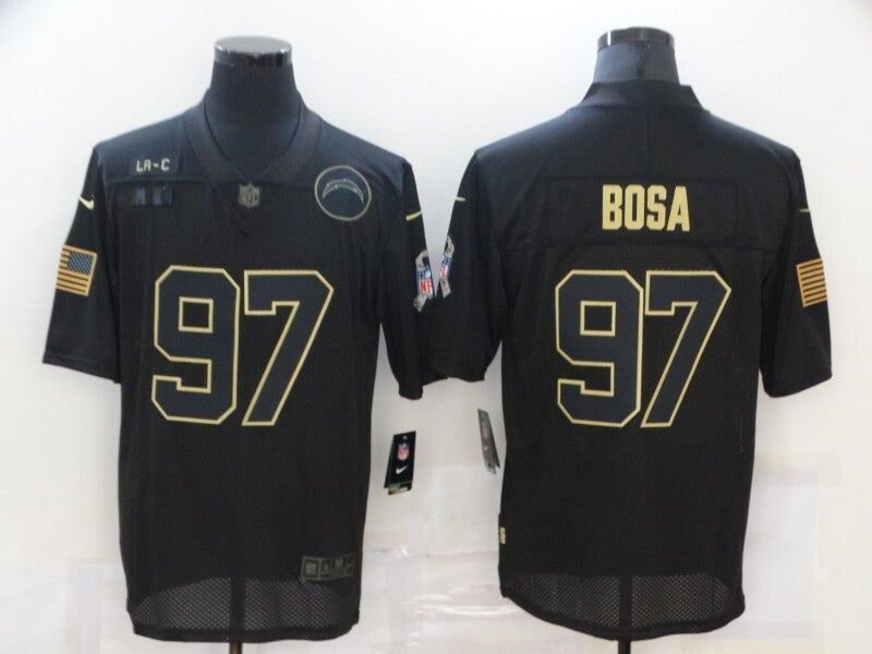 Los Angeles Chargers #97 Joey Bosa 20 Salute 632 Football Jersey football jersey product view 1