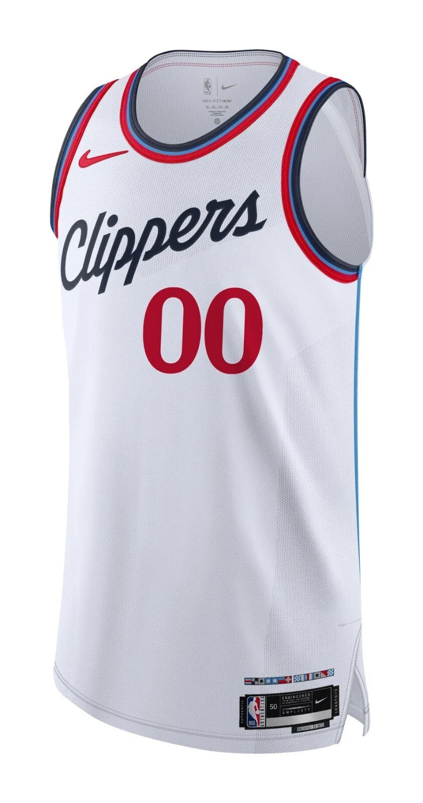 Los Angeles Clippers 2024-25 Association Style 4 Basketball Jersey basketball jersey product view 1