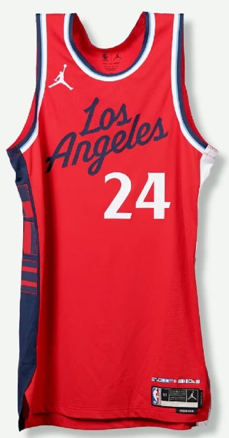 Los Angeles Clippers 2024-25 Statement Style 2 Basketball Jersey basketball jersey product view 1