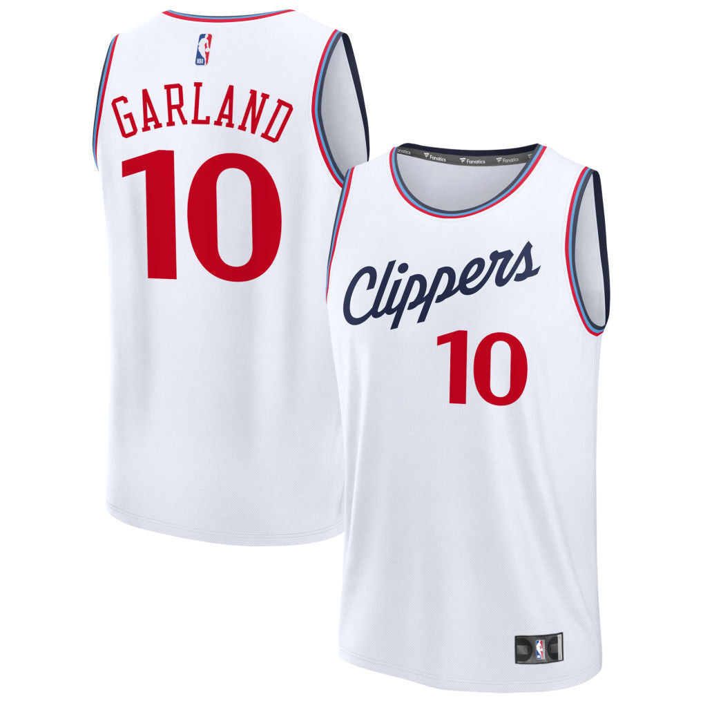 Los Angeles Clippers #10 Darius Garland Style 1 Basketball Jersey basketball jersey product view 1