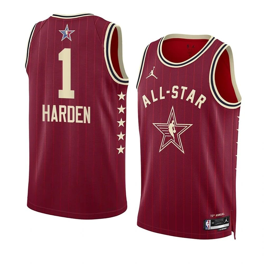 Los Angeles Clippers #1 James Harden 2024 NBA All-Star Swingman Jersey Style 1 Basketball Jersey basketball jersey product view 1