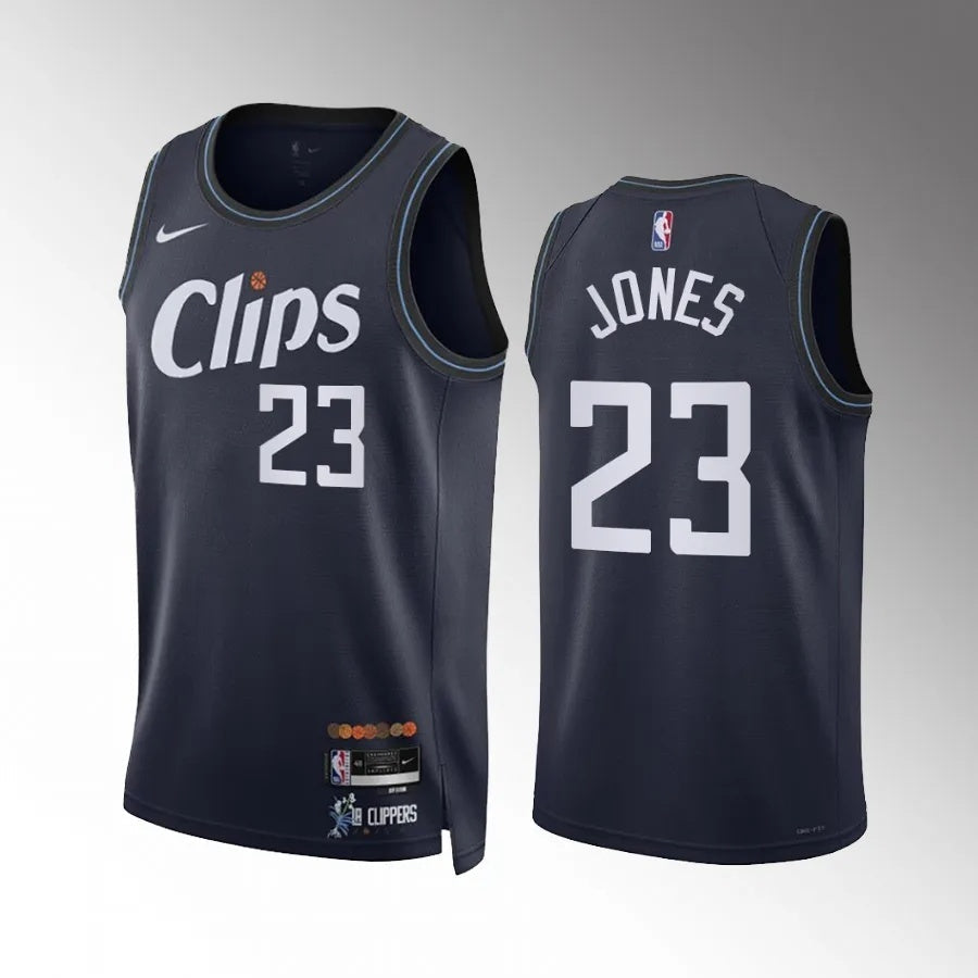 Los Angeles Clippers #23 Kai Jones 2023-24 Navy City Edition Men Jersey Basketball Jersey basketball jersey product view 1