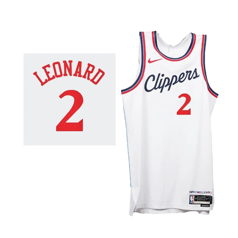 Los Angeles Clippers #2 Kawhi Leonard 2024-25 Association Edition White Basketball Jersey basketball jersey product view 1