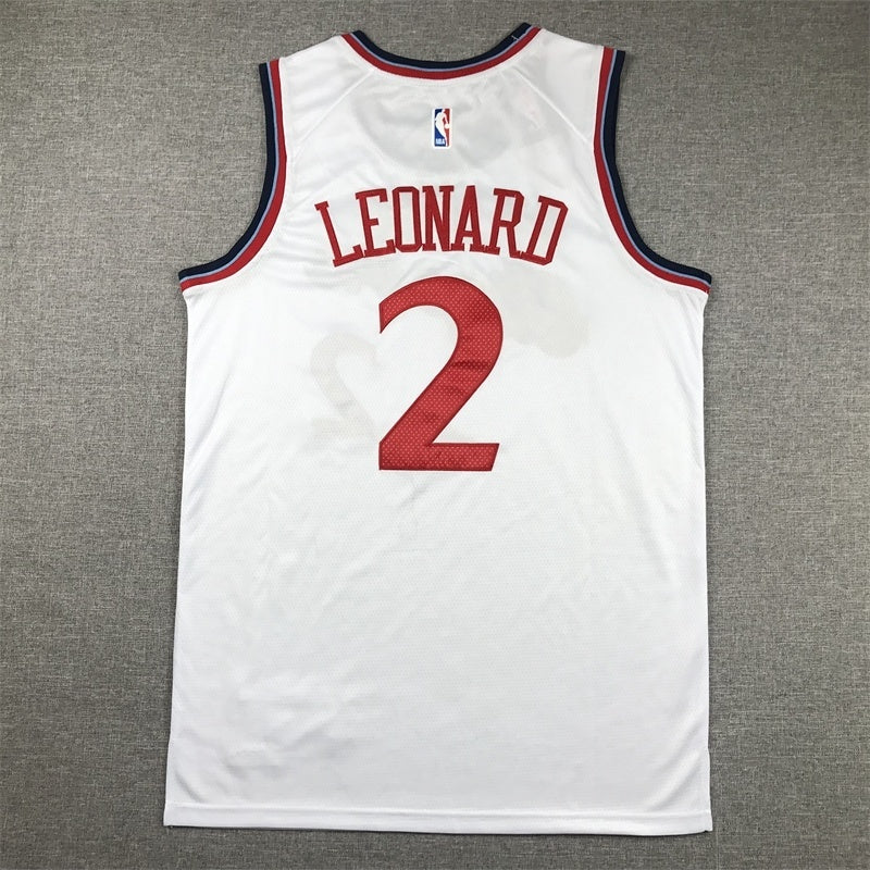 Los Angeles Clippers #2 Kawhi Leonard Clippers 2 White s-xxl Style 1 Basketball Jersey basketball jersey product view 1