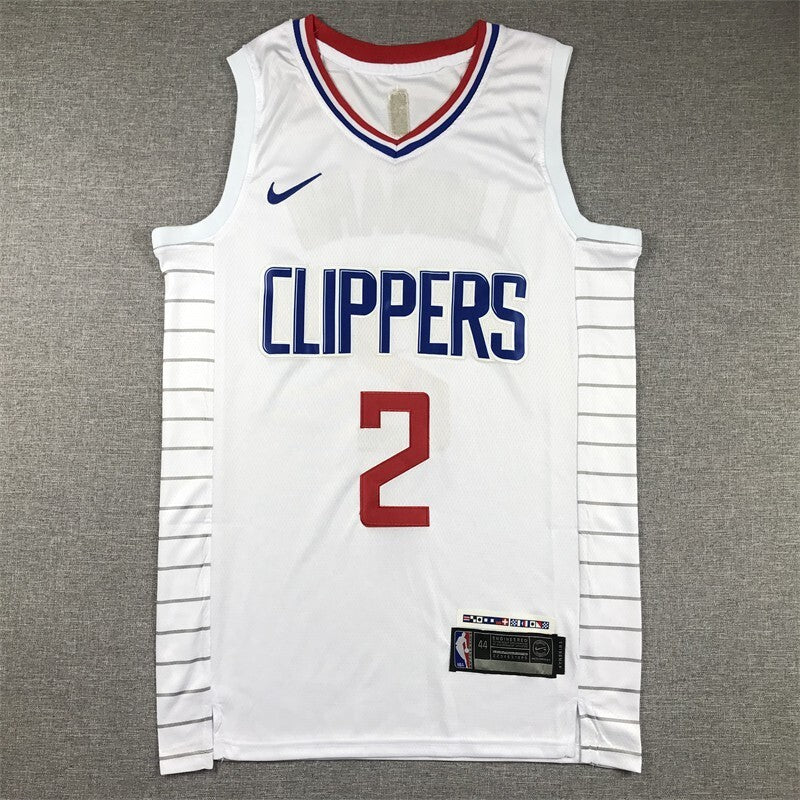 Los Angeles Clippers #2 Kawhi Leonard Clippers 2 White s-xxl Style 4 Basketball Jersey basketball jersey product view 1