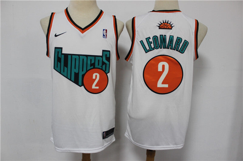 Los Angeles Clippers #2 Kawhi Leonard Clippers New White Edition Jersey Basketball Jersey basketball jersey product view 1