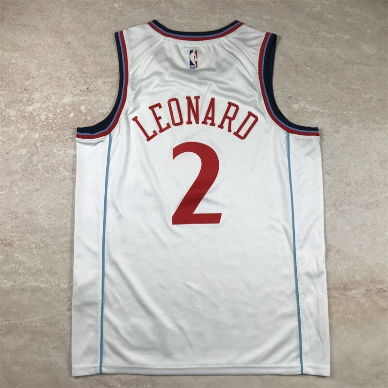 Los Angeles Clippers #2 Kawhi Leonard Hot Press Clippers 2 White s-xxl Style 1 Basketball Jersey basketball jersey product view 1