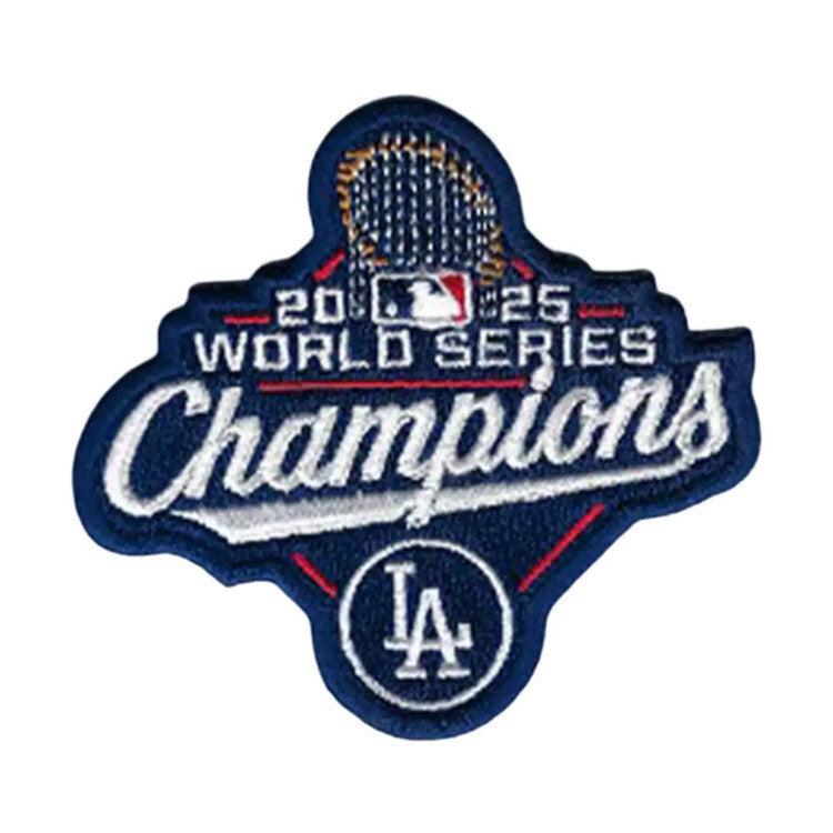 Los Angeles Dodgers 2025 World Series Champions Patch Baseball Jersey baseball jersey product view 1