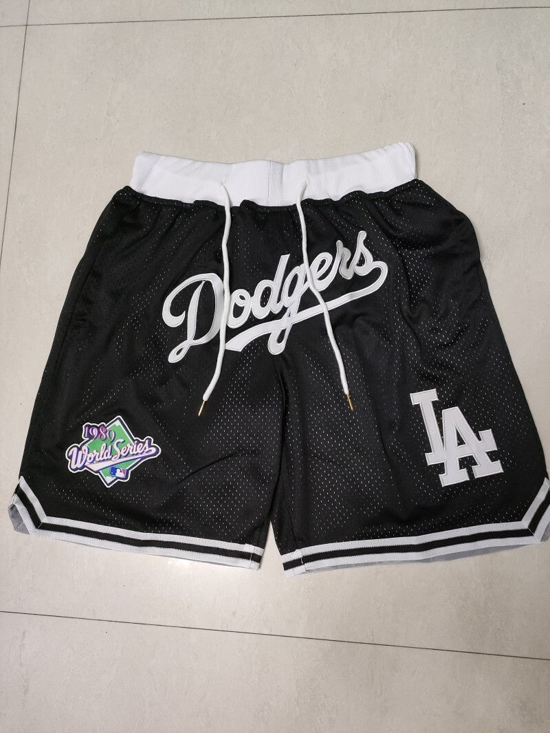 Los Angeles Dodgers Baseball Dodgers Black Pocket Shorts Style 14 Baseball Jersey baseball jersey product view 1