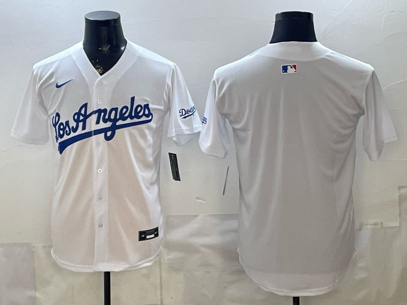 Los Angeles Dodgers Dodgers English Style 5 Baseball Jersey baseball jersey product view 1