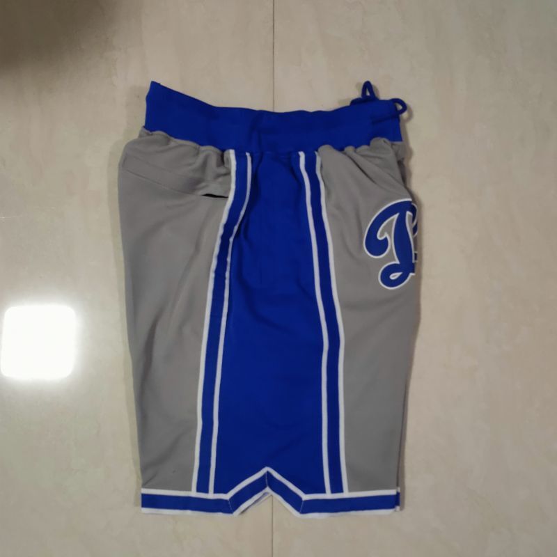 Los Angeles Dodgers Dodgers Gray Pocket Style 6 Baseball Jersey baseball jersey product view 1