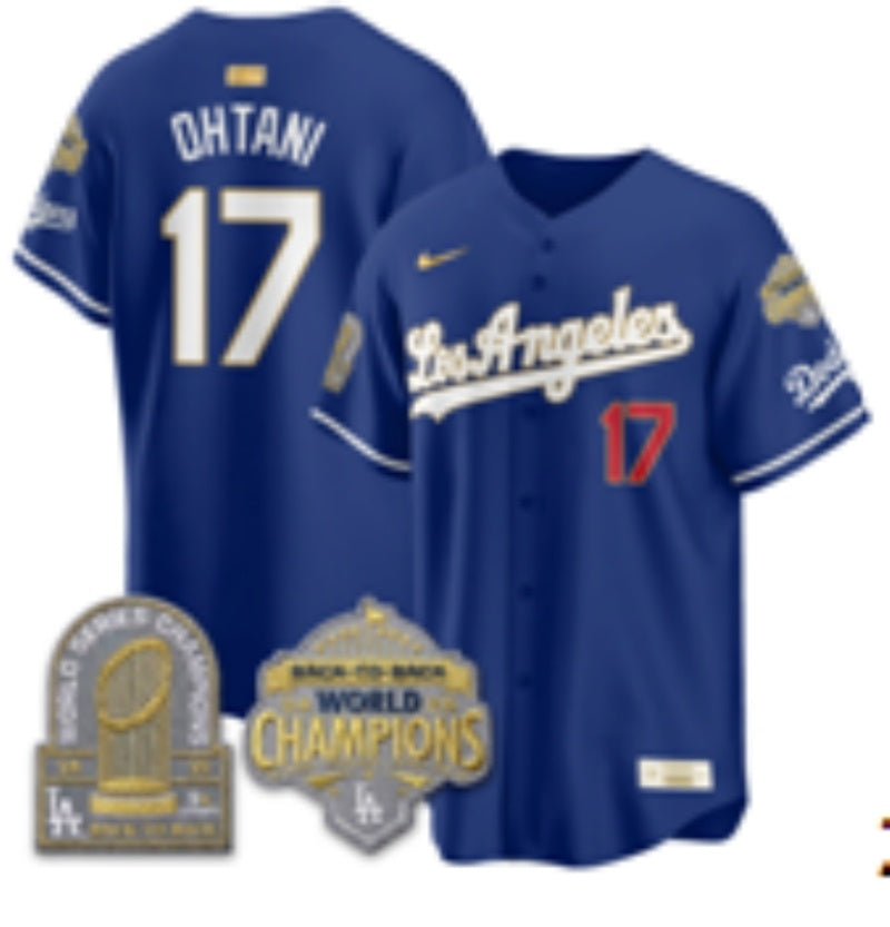Los Angeles Dodgers #17 Shohei Ohtani Dodgers English Special V2 Style 3 Baseball Jersey baseball jersey product view 1