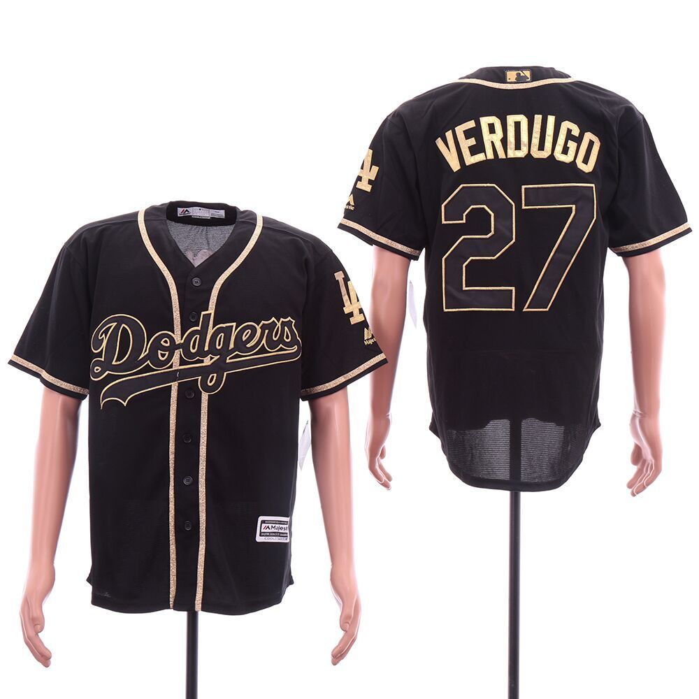 Los Angeles Dodgers #27 Alex Verdugo Baseball Jersey baseball jersey product view 1