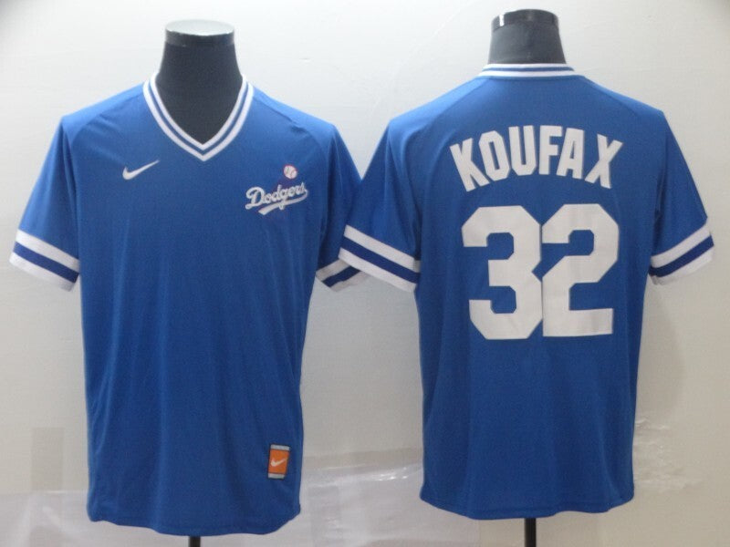 Los Angeles Dodgers #32 Sandy Koufax Baseball Jersey baseball jersey product view 1
