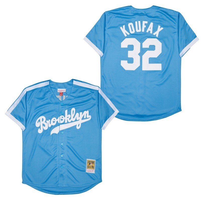 Los Angeles Dodgers #32 Sandy Koufax Style 6_1 Baseball Jersey baseball jersey product view 1