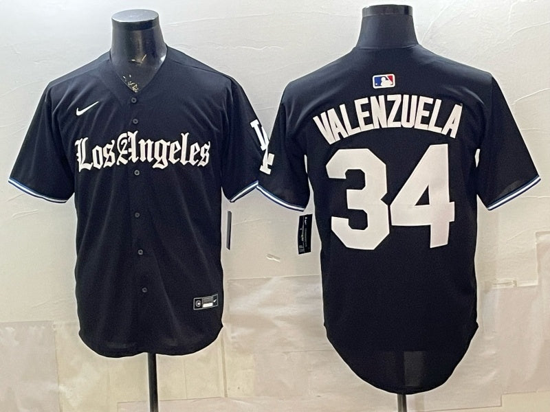 Los Angeles Dodgers #34 Fernando Valenzuela Dodgers 8 Edition Baseball Jersey baseball jersey product view 1