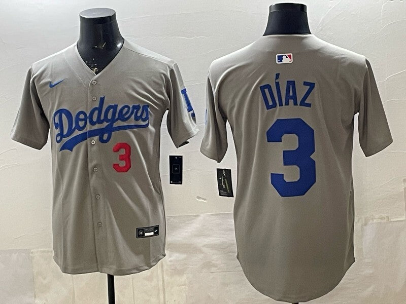 Los Angeles Dodgers #3 Chris Taylor Dodgers Adult Style 1 Baseball Jersey baseball jersey product view 1