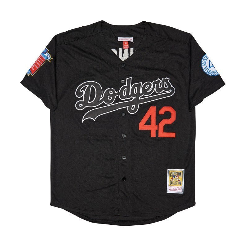 Los Angeles Dodgers #42 Jackie Robinson Style 5 Baseball Jersey baseball jersey product view 1