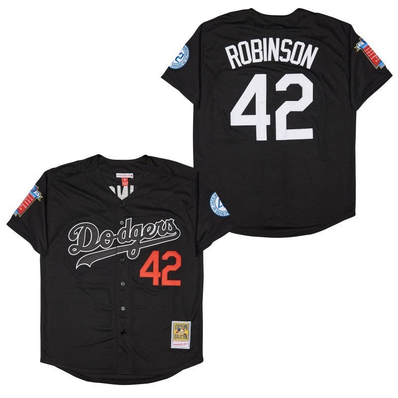 Los Angeles Dodgers #42 Jackie Robinson Style 6 Baseball Jersey baseball jersey product view 1