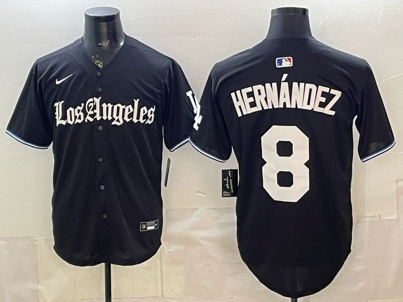 Los Angeles Dodgers #8 Enrique Hernandez Dodgers 8 Edition Baseball Jersey baseball jersey product view 1