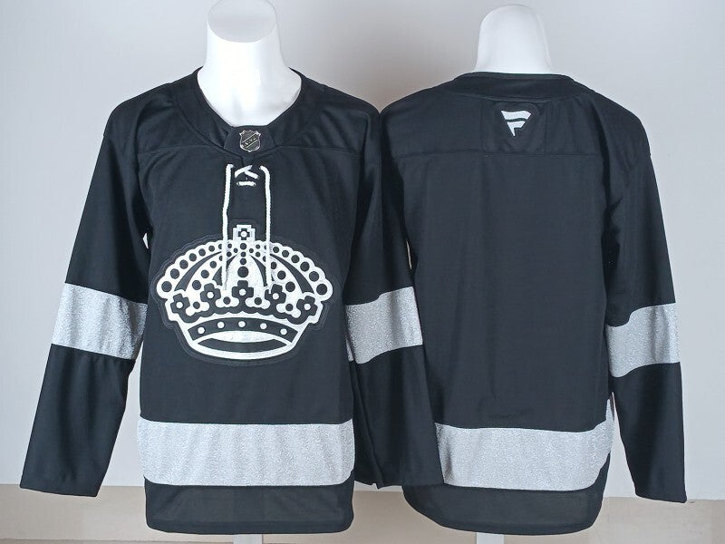 Los Angeles Kings Kings Black Blank Hockey Jersey hockey jersey product view 1