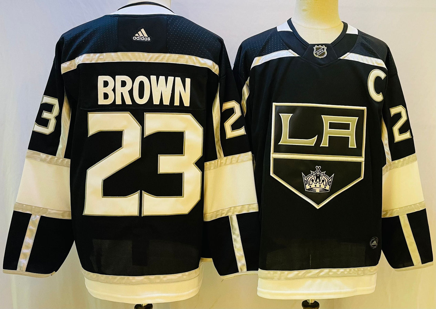 Los Angeles Kings #23 Dustin Brown Hockey Jersey hockey jersey product view 1