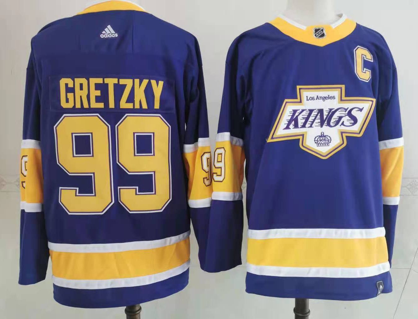 Los Angeles Kings #99 Wayne Gretzky Style 4 Hockey Jersey hockey jersey product view 1
