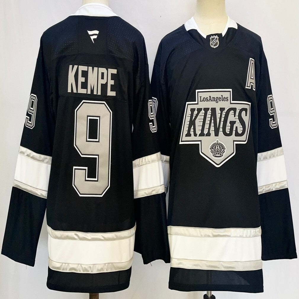 Los Angeles Kings #9 Adrian Kempe Style 1 Hockey Jersey hockey jersey product view 1