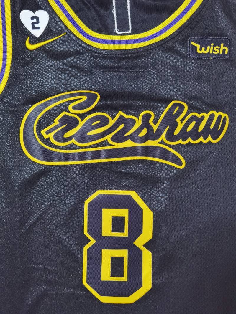 Los Angeles Lakers 8# Kobe City Edition Collaboration Jersey Style 1 Basketball Jersey basketball jersey product view 1