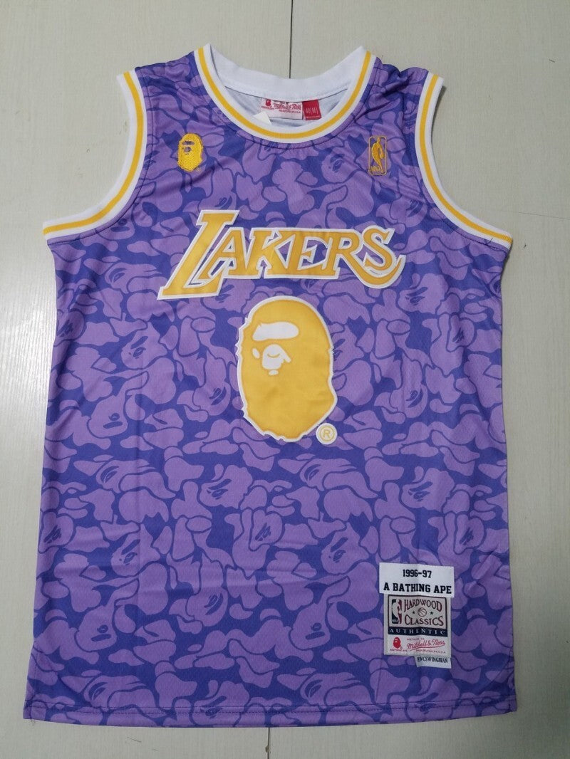 Los Angeles Lakers Lakers 93 Purple s-xxl Style 2 Basketball Jersey basketball jersey product view 1
