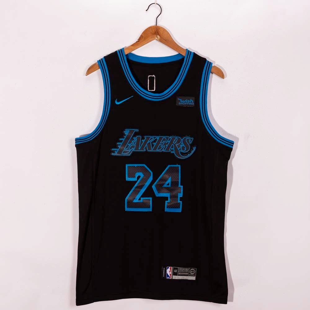 Los Angeles Lakers #24 Kobe Bryant 2021 Lakers 24 Black City Edition Style 2 Basketball Jersey basketball jersey product view 1