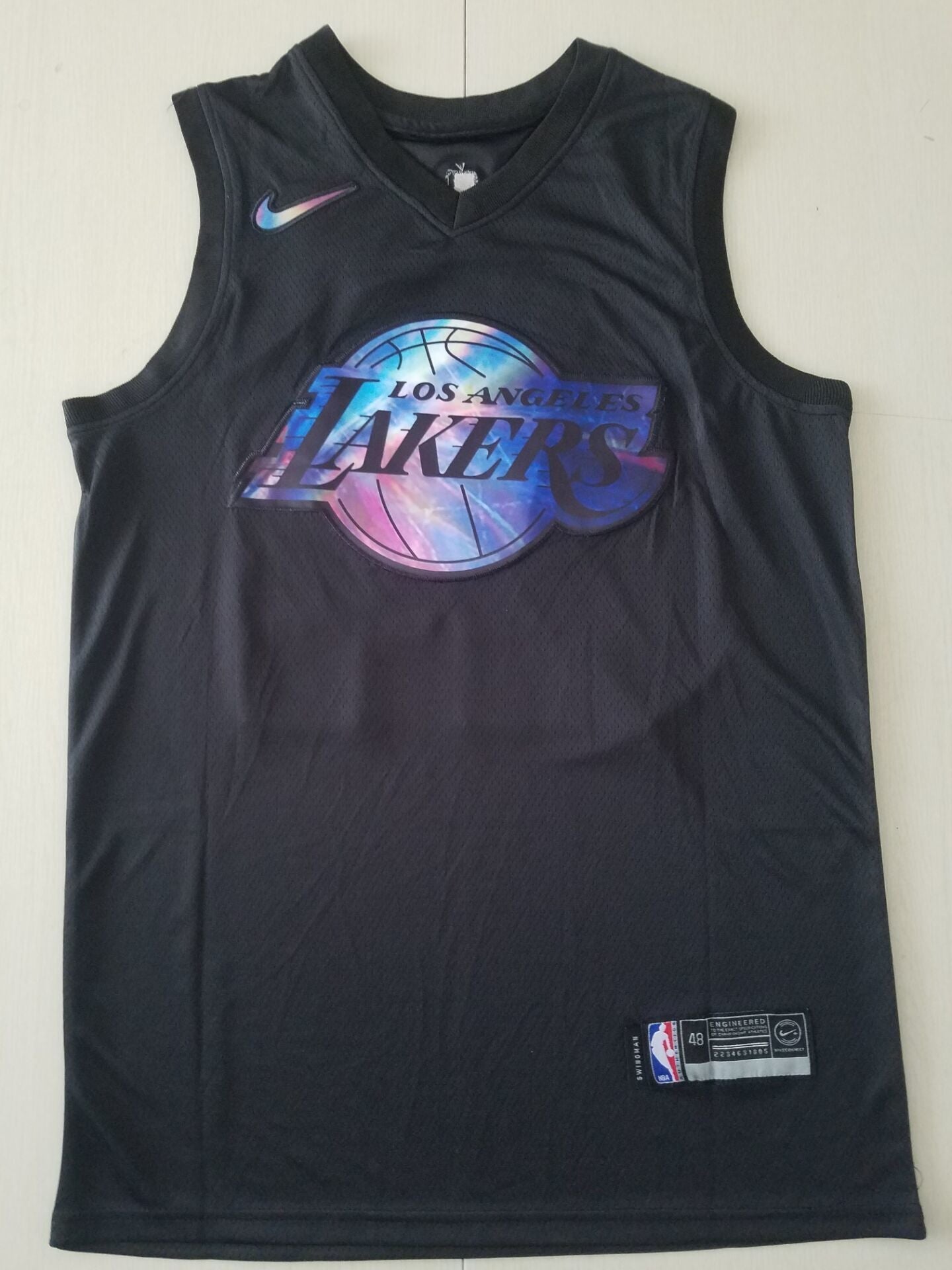 Los Angeles Lakers #24 Kobe Bryant Black Rainbow S-XXL Style 2 Basketball Jersey basketball jersey product view 1