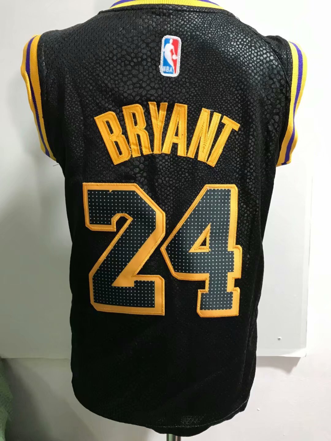 Los Angeles Lakers #24 Kobe Bryant Black Style 1 Basketball Jersey basketball jersey product view 1