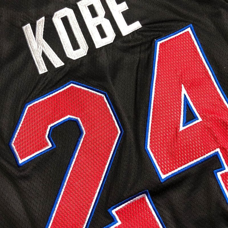 Los Angeles Lakers #24 Kobe Bryant Kobe 24 # 15 All-Star Black xs-xxl Style 5 Basketball Jersey basketball jersey product view 1