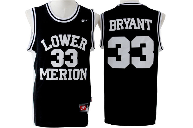 Los Angeles Lakers #24 Kobe Bryant Kobe 33 # Black High School Edition Jersey Basketball Jersey basketball jersey product view 1