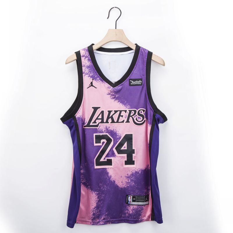 Los Angeles Lakers #24 Kobe Bryant Lakers 24 Fashion Edition Style 2 Basketball Jersey basketball jersey product view 1