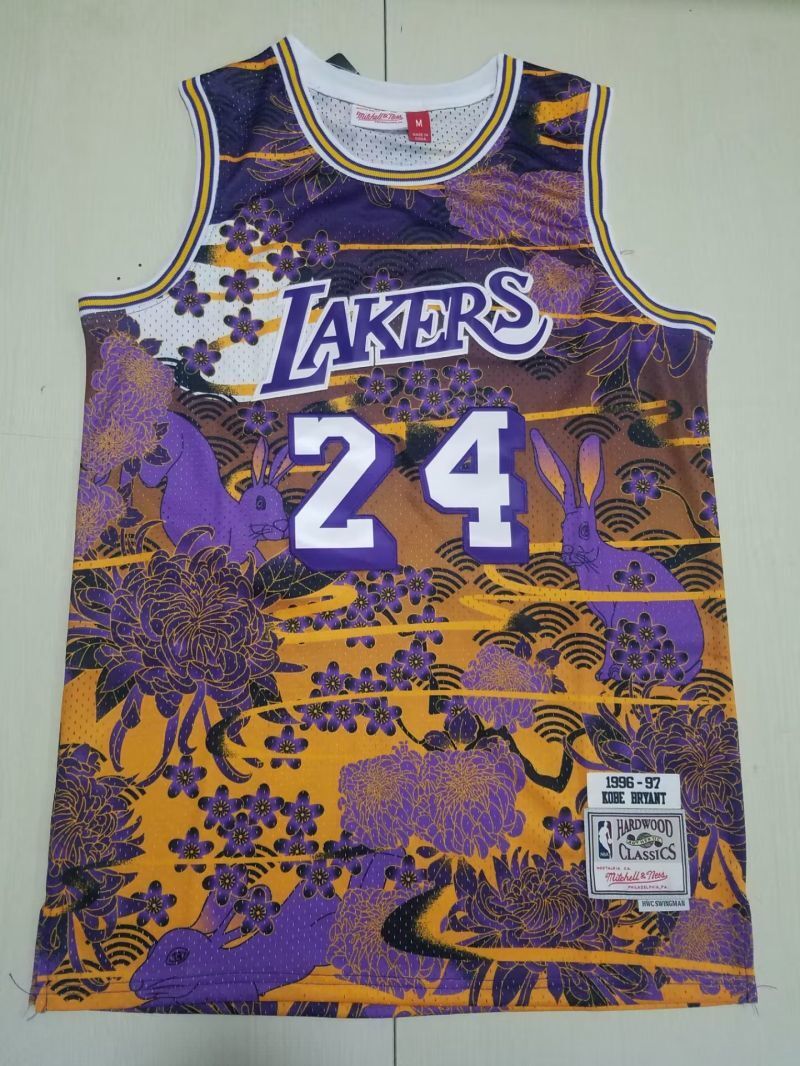 Los Angeles Lakers #24 Kobe Bryant Lakers 24 Limited s-xxl Style 2 Basketball Jersey basketball jersey product view 1