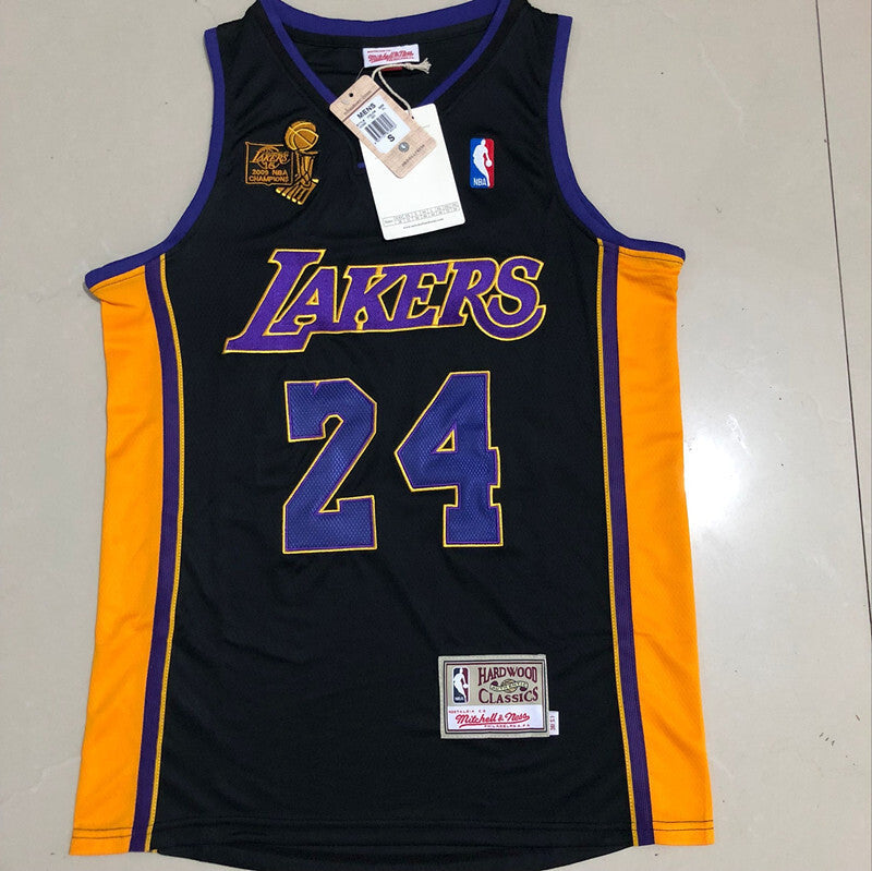 Los Angeles Lakers #24 Kobe Bryant Lakers 24 # Black Logo XS-XXL Style 2 Basketball Jersey basketball jersey product view 1