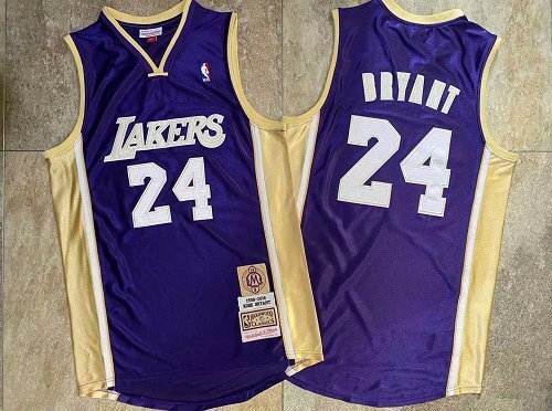 Los Angeles Lakers #24 Kobe Bryant Lakers 24 # Kobe 2020 Edition Purple Embroidered Jersey basketball jersey product view 1