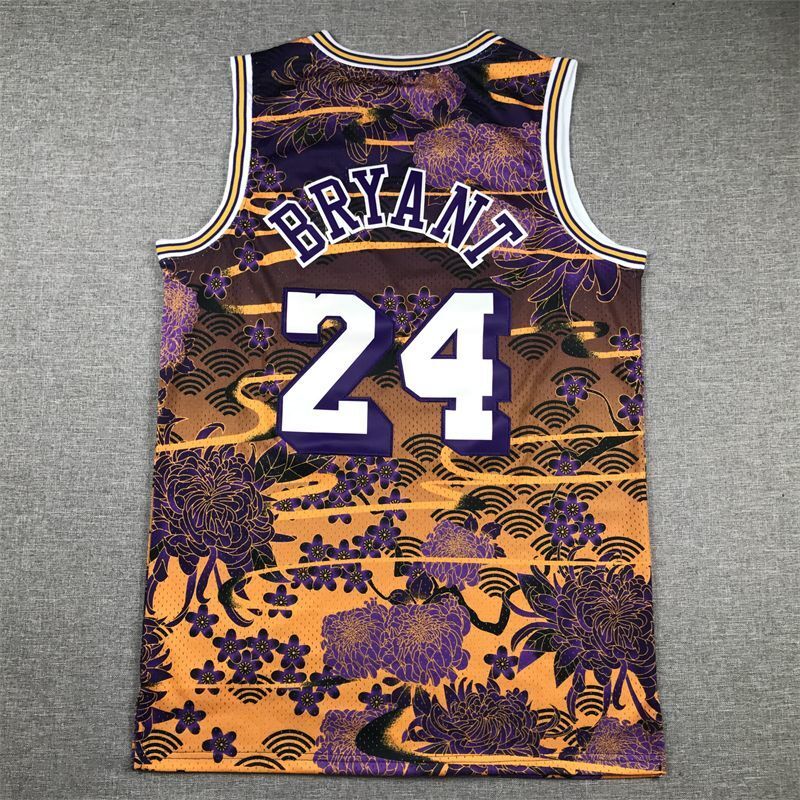 Los Angeles Lakers #24 Kobe Bryant Lakers 24 # Kobe Year of Rabbit Commemorative Style 1 Basketball Jersey basketball jersey product view 1