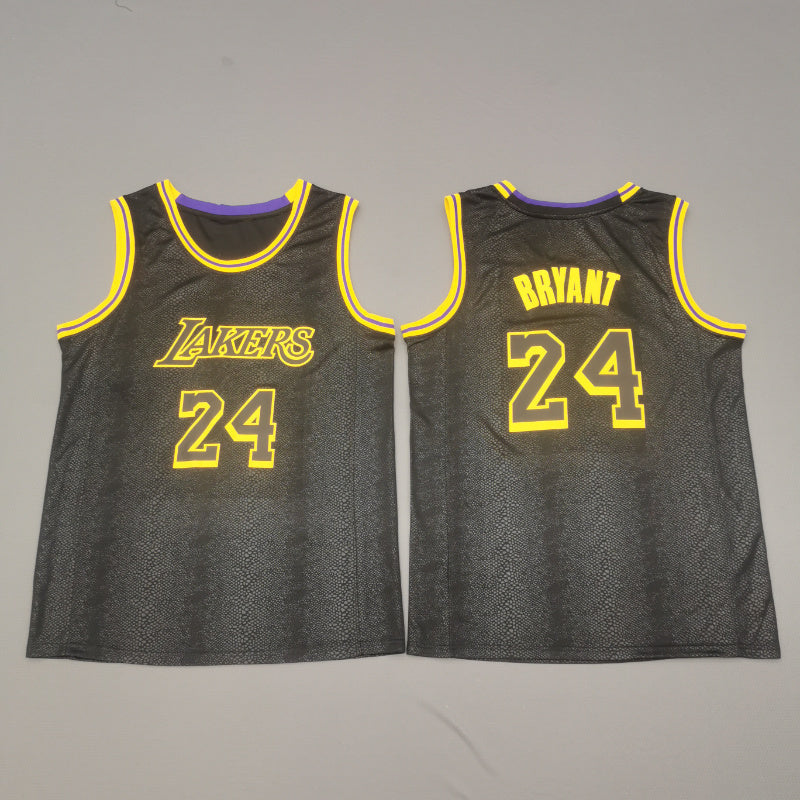 Los Angeles Lakers #24 Kobe Bryant Lakers 24# Kobe City Edition Jersey Basketball Jersey basketball jersey product view 1