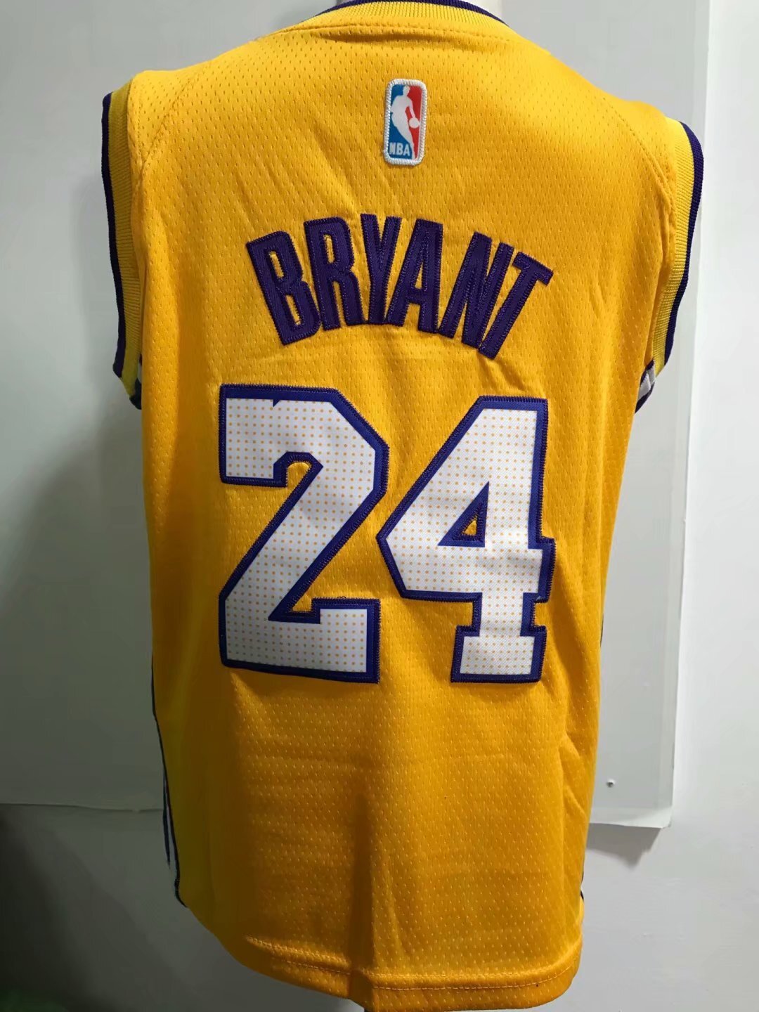 Los Angeles Lakers #24 Kobe Bryant Yellow Style 2 Basketball Jersey basketball jersey product view 1