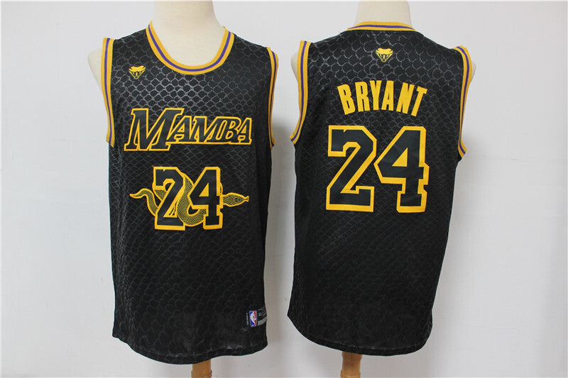 Los Angeles Lakers #24 Kobe Bryant # 24 # Black Limited Edition Jersey -- Kobe Jersey Style 2 basketball jersey product view 1