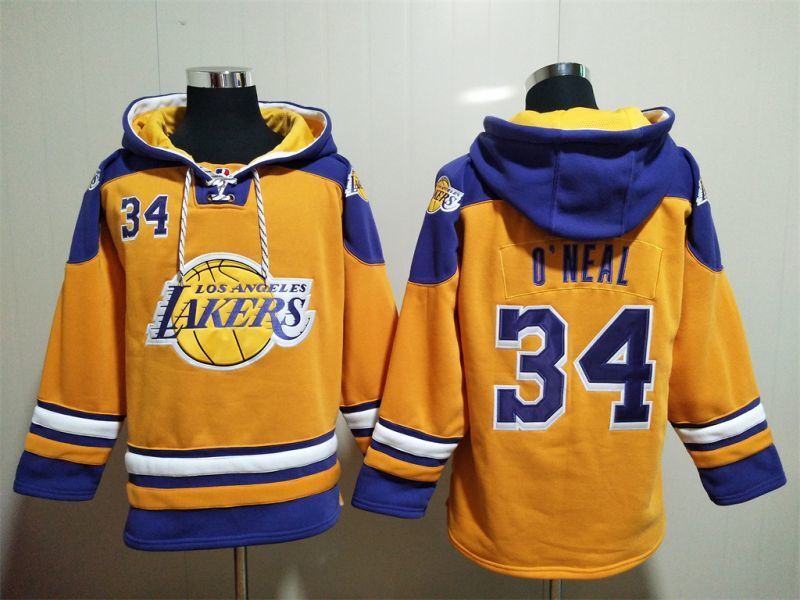 Los Angeles Lakers #34 Shaquille ONeal Lakers Basketball Jersey basketball jersey product view 1
