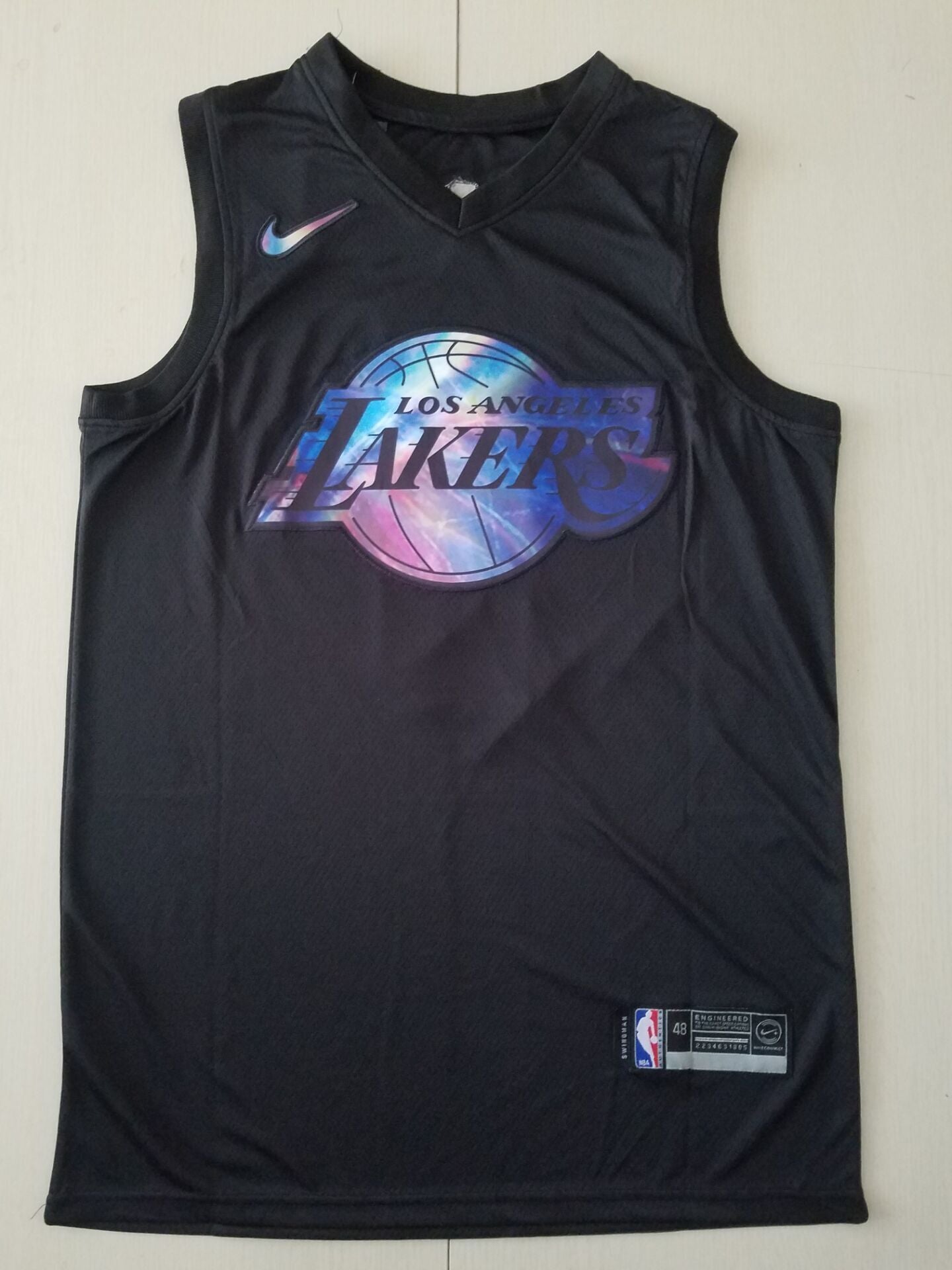 Los Angeles Lakers #3 Anthony Davis Black Rainbow S-XXL Style 2 Basketball Jersey basketball jersey product view 1