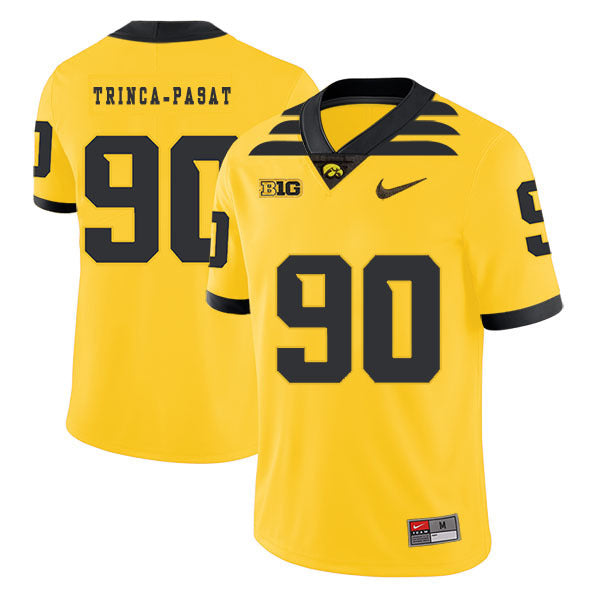 Louis Trinca-Pasat 90 Yellow College Football Jersey football jersey product view 1
