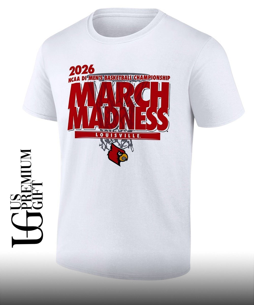 Louisville Cardinals March Madness NCAA D1 Mens basketball Championship 2026 shirt Unisex T-shirt, Sweatshirt, Hoodie, Long Sleeve Tee - T-Shirt, Sweatshirt, Hoodie