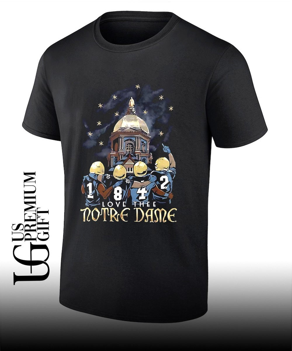 Love thee Notre Dame Love There Notre Dame 2026 shirt Unisex T-shirt, Sweatshirt, Hoodie, Long Sleeve Tee - T-Shirt, Sweatshirt, Hoodie