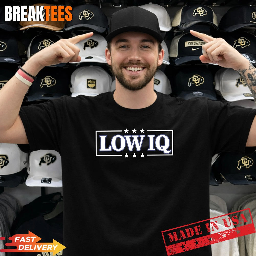 Low IQ. Donald Trump President of the United States T-Shirt Unisex T-shirt, Sweatshirt, Hoodie, Long Sleeve Tee - T-Shirt, Sweatshirt, Hoodie